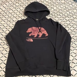 Women’s large North Face bear hoodie